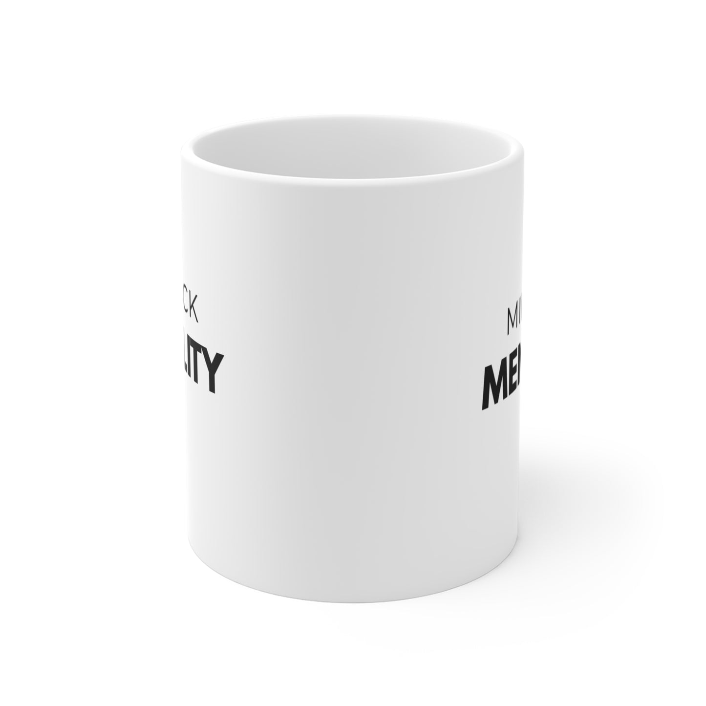 Mid Pack Mentality Coffee Mug | Runner Motivation Cup | Marathon Gift | Running Quote Ceramic Mug