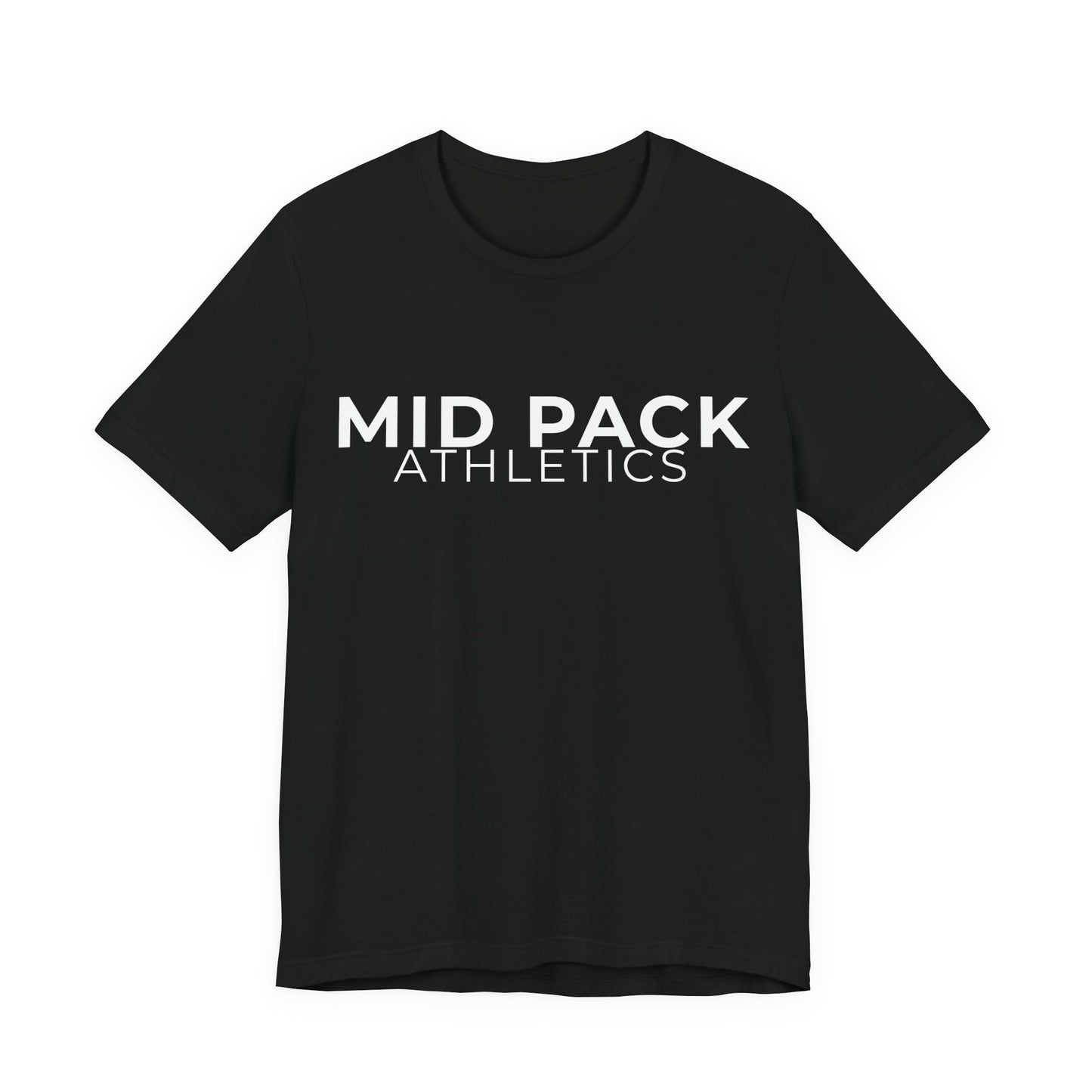 Mid Pack Athletics Logo Tee | Unisex Running Shirt | Runner Gift | Mid Pack Mentality Apparel