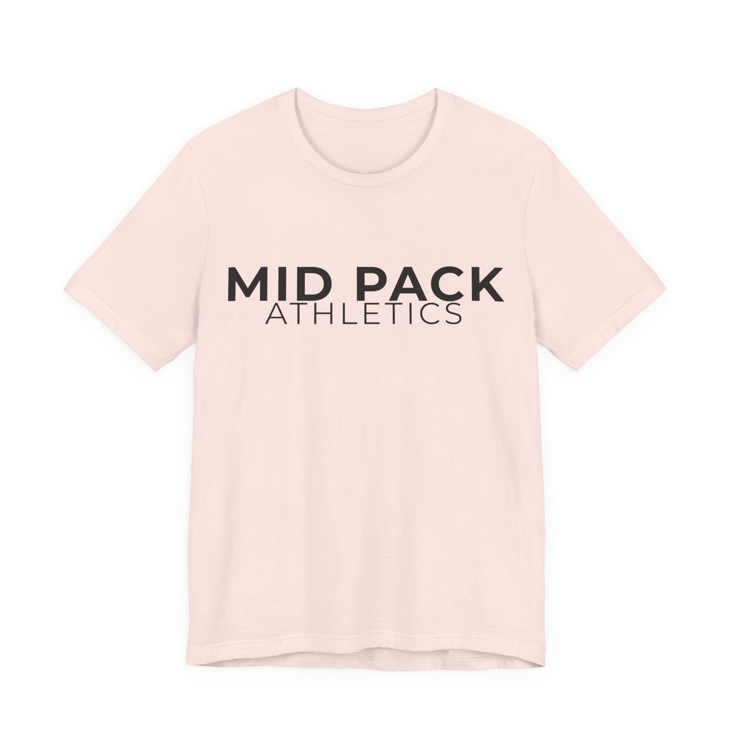 Mid Pack Athletics Logo Tee | Unisex Running Shirt | Runner Gift | Mid Pack Mentality Apparel