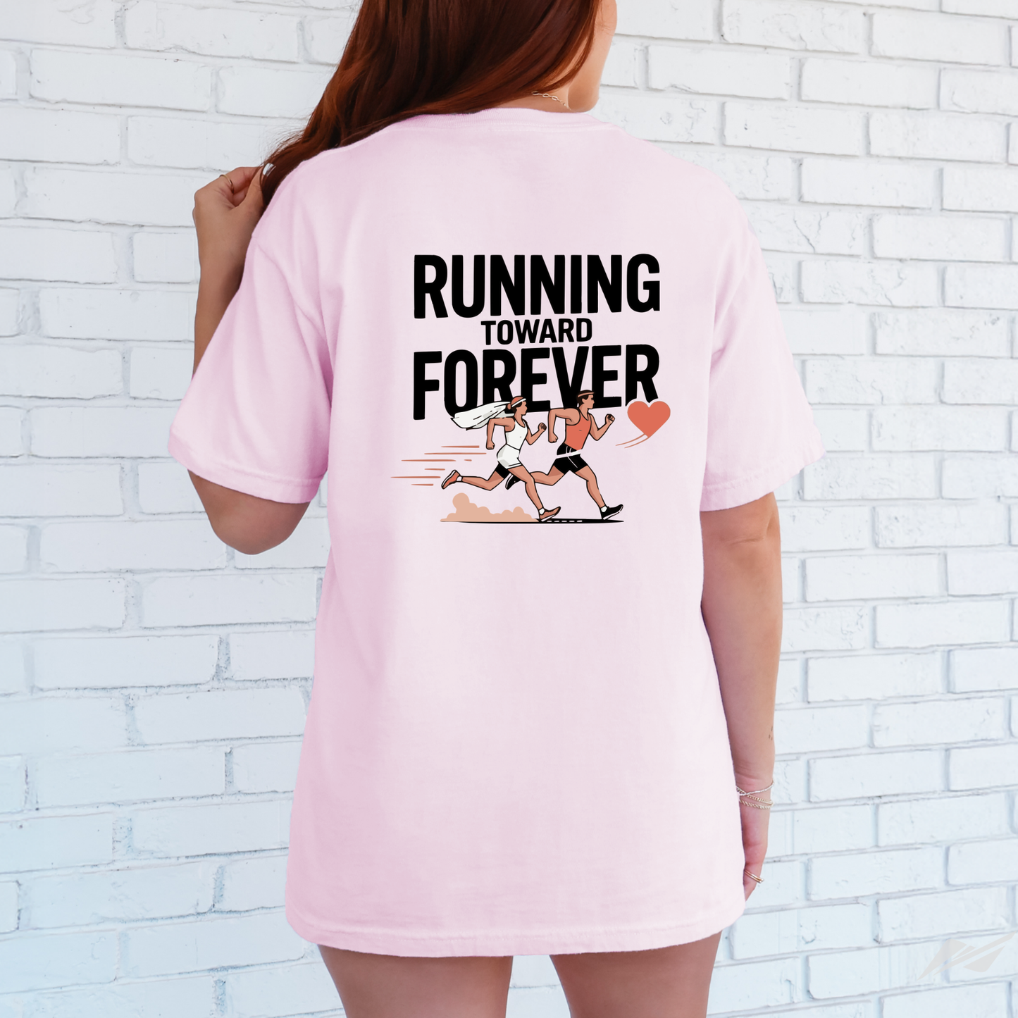 Running Toward Forever | Bride Running Shirt | Bridal Shower Gift | Couples Marathon Tee