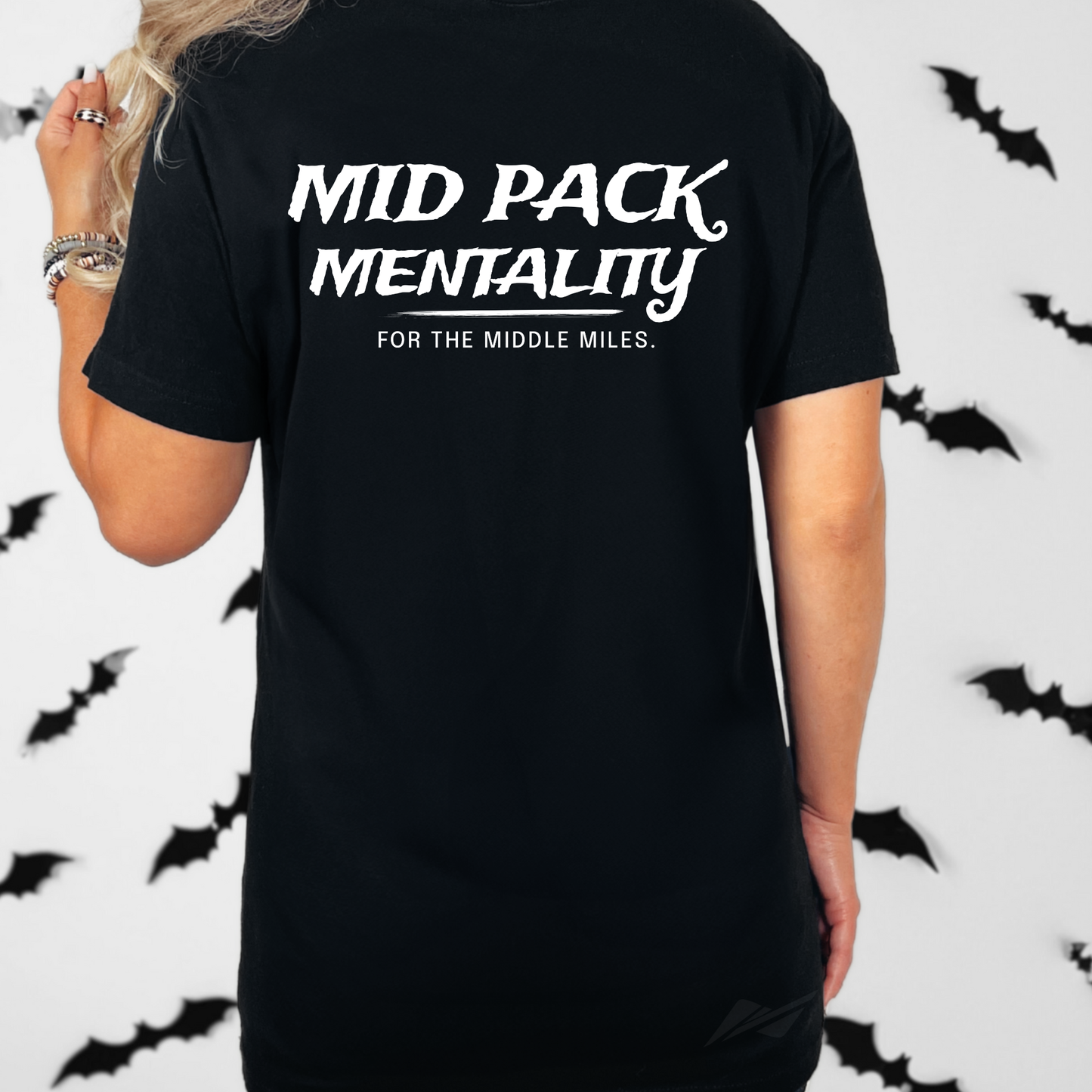 Mid Pack Mentality | Runner Motivation Tee | Marathon Training Shirt | Unisex Distance Runner Apparel