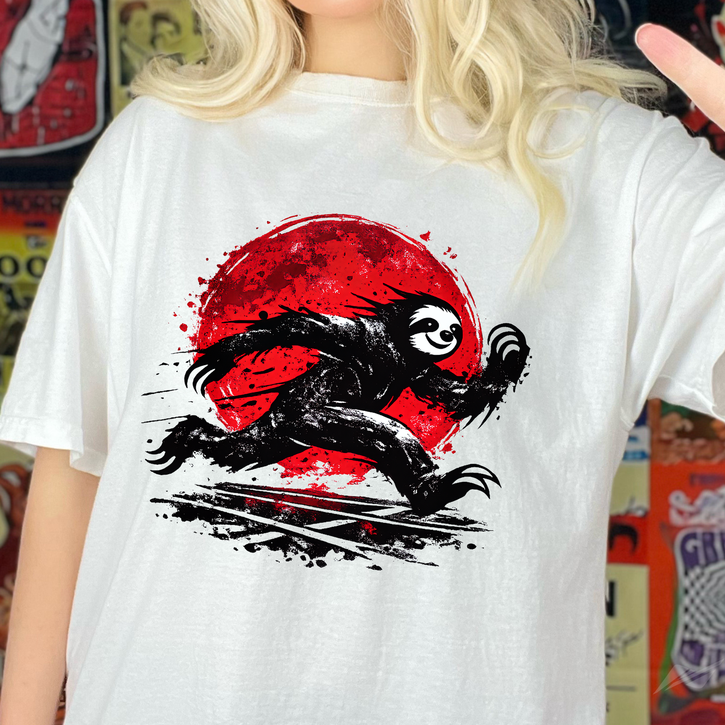 Running Sloth | Funny Runner Tee | Mid Pack Runner Gift | Marathon Humor Shirt