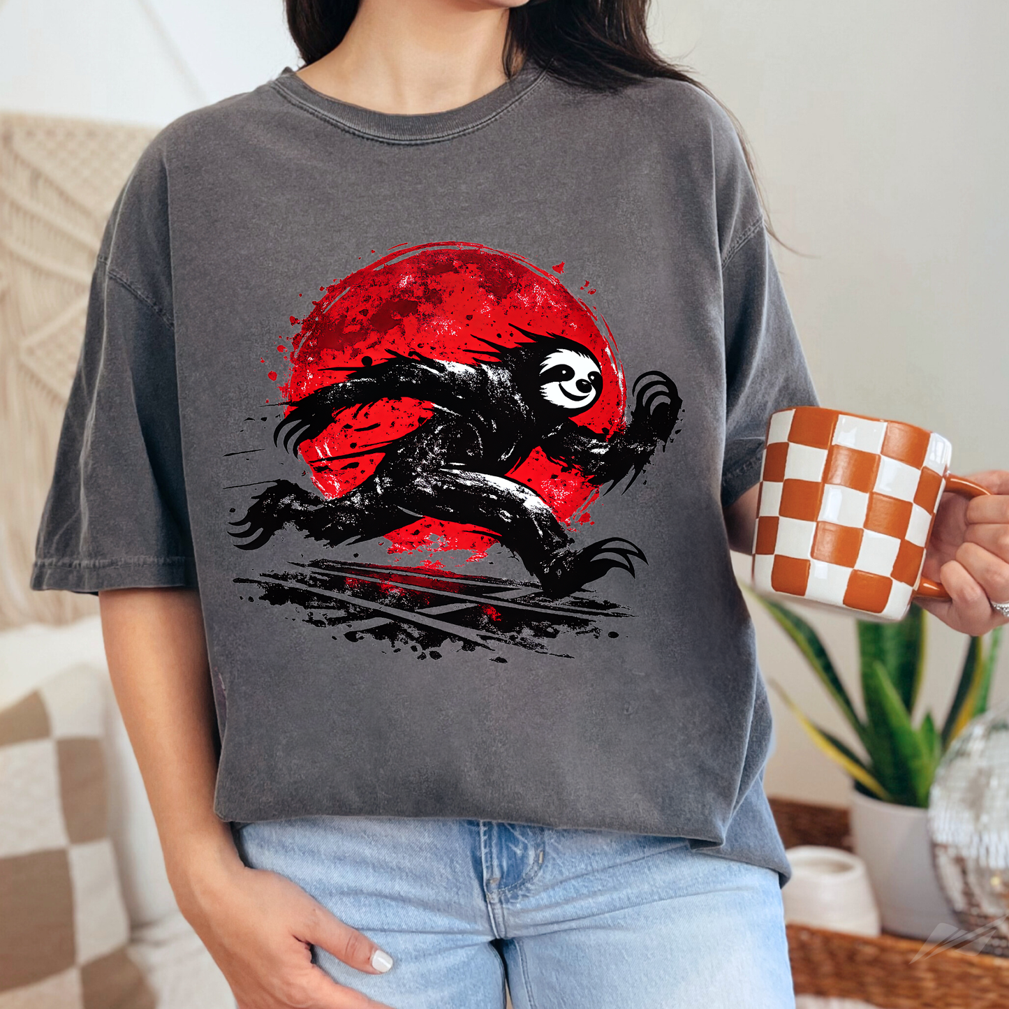 Running Sloth | Funny Runner Tee | Mid Pack Runner Gift | Marathon Humor Shirt