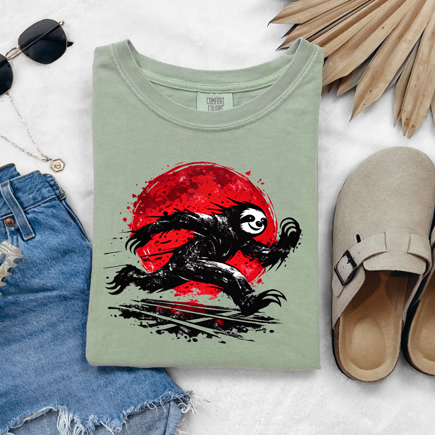 Running Sloth | Funny Runner Tee | Mid Pack Runner Gift | Marathon Humor Shirt