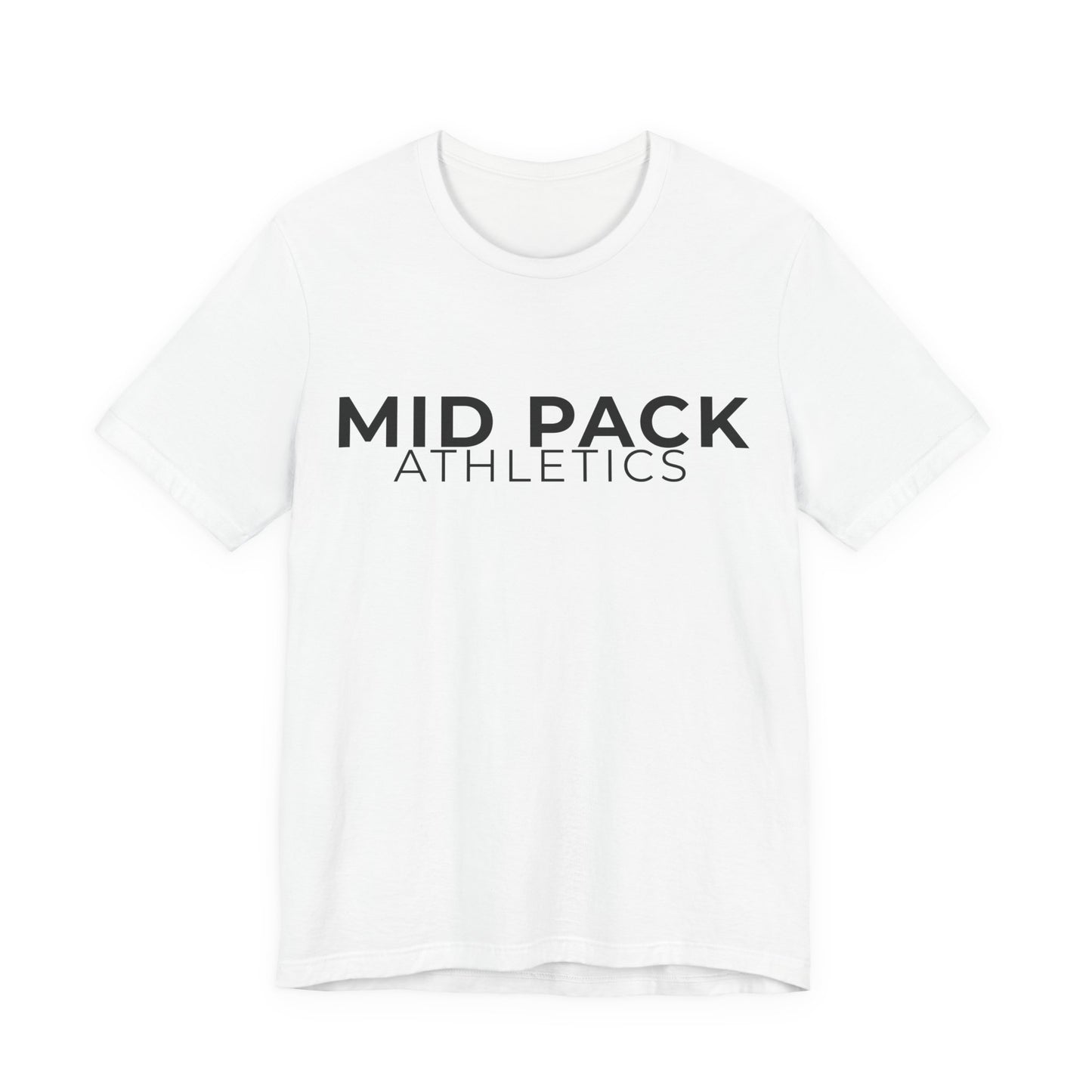 Mid Pack Athletics Logo Tee | Unisex Running Shirt | Runner Gift | Mid Pack Mentality Apparel